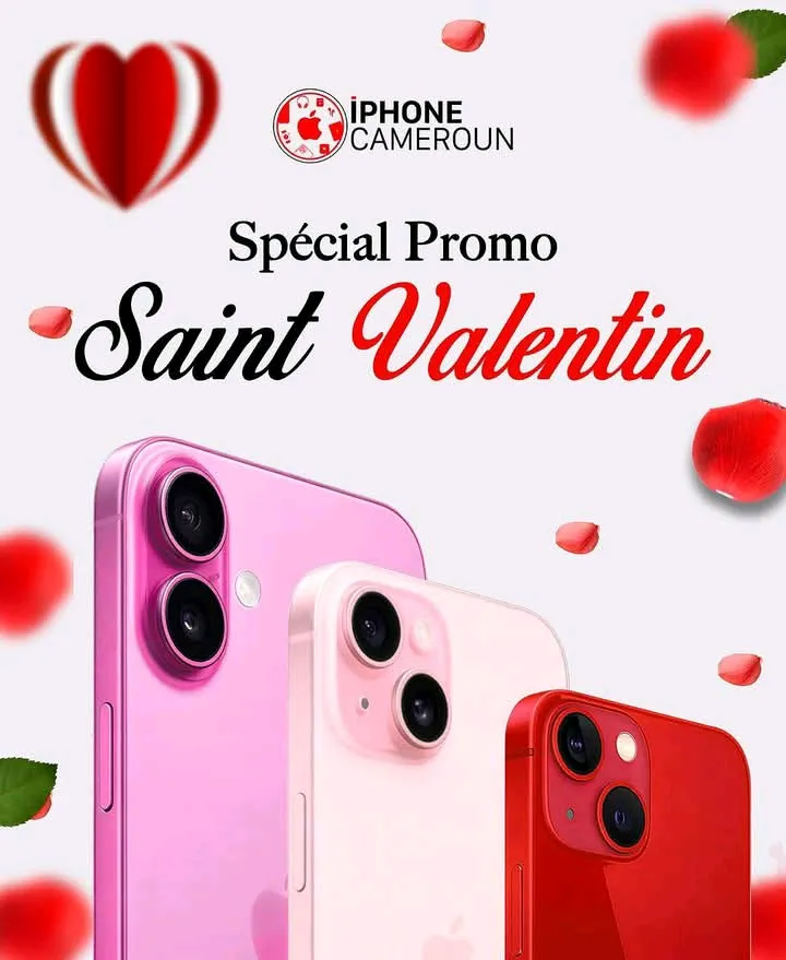 Image de La Saint-Valentin s’annonce magique chez iPhone Cameroun ! 💘