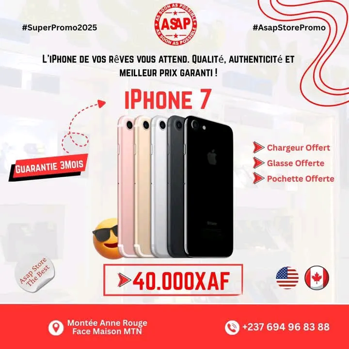 Image de 📱 iPhone XR à 90.000 FCFA SEULEMENT 🔥 🇺🇸 Modèle original, très propre + Garantie incluse ✅