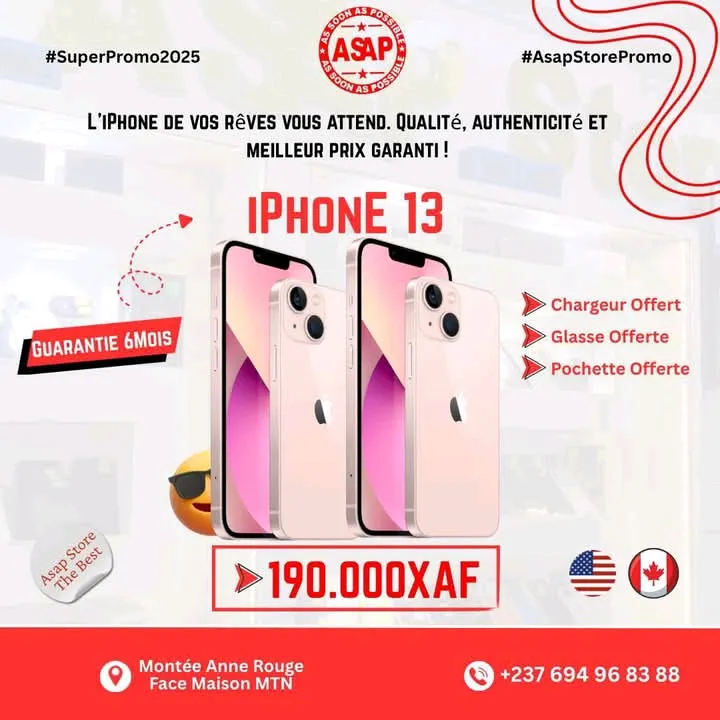 📱 iPhone XR à 90.000 FCFA SEULEMENT 🔥 🇺🇸 Modèle original, très propre + Garantie incluse ✅