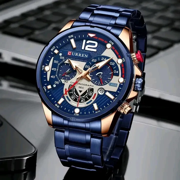 Image de ✨ Découvrez les montres  CURREN – une montre de luxe qui allie style et performance !