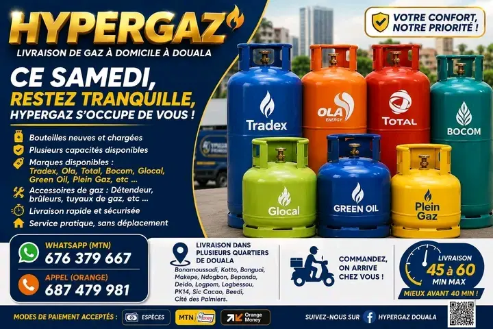 🔥 SAMEDI, ON VOUS LIVRE LE GAZ À DOMICILE ! 🔥