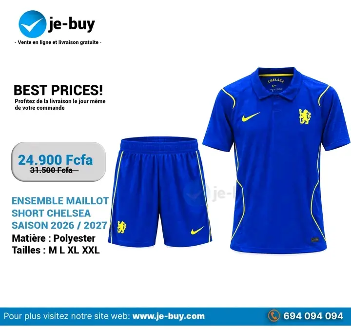 ENSEMBLES MAILLOTS CLUBS SAISON 2026/2027